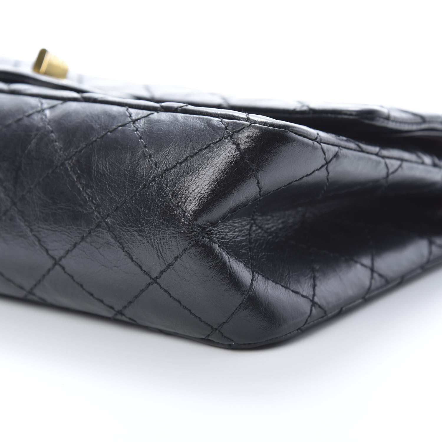 Chanel Aged Calfskin Quilted 2.55 Reissue 225 Flap Black 10 of 14