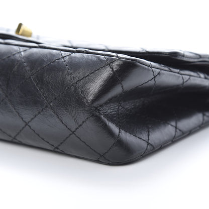 Chanel Aged Calfskin Quilted 2.55 Reissue 225 Flap Black 10 of 14