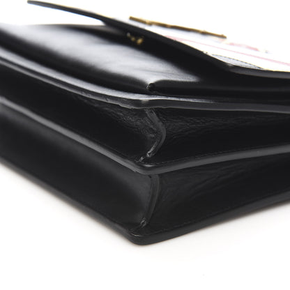 Saint Laurent Calfskin Rock Star Patchwork Medium Monogram Sunset Black 8 of 9
