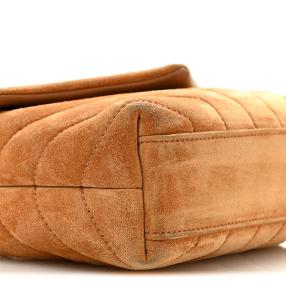 Saint Laurent Suede Toy Loulou Shoulder Bag Cinnamon 8 of 14