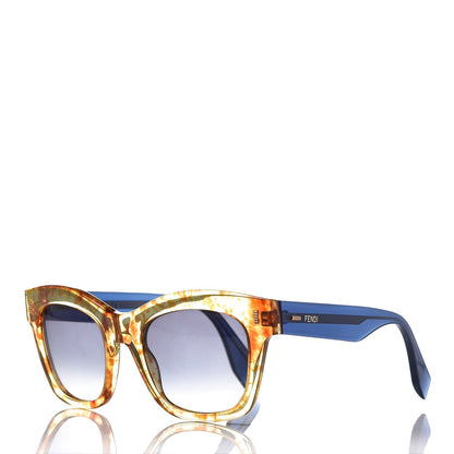 Fendi Sunglasses FF0025/S Gold Havana Blue 1 of 7