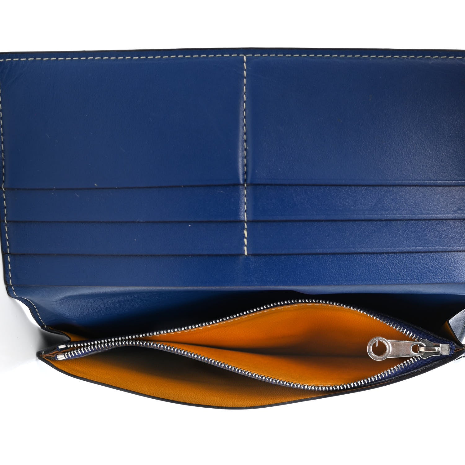 Goyard Goyardine Richelieu Wallet Navy 4 of 4