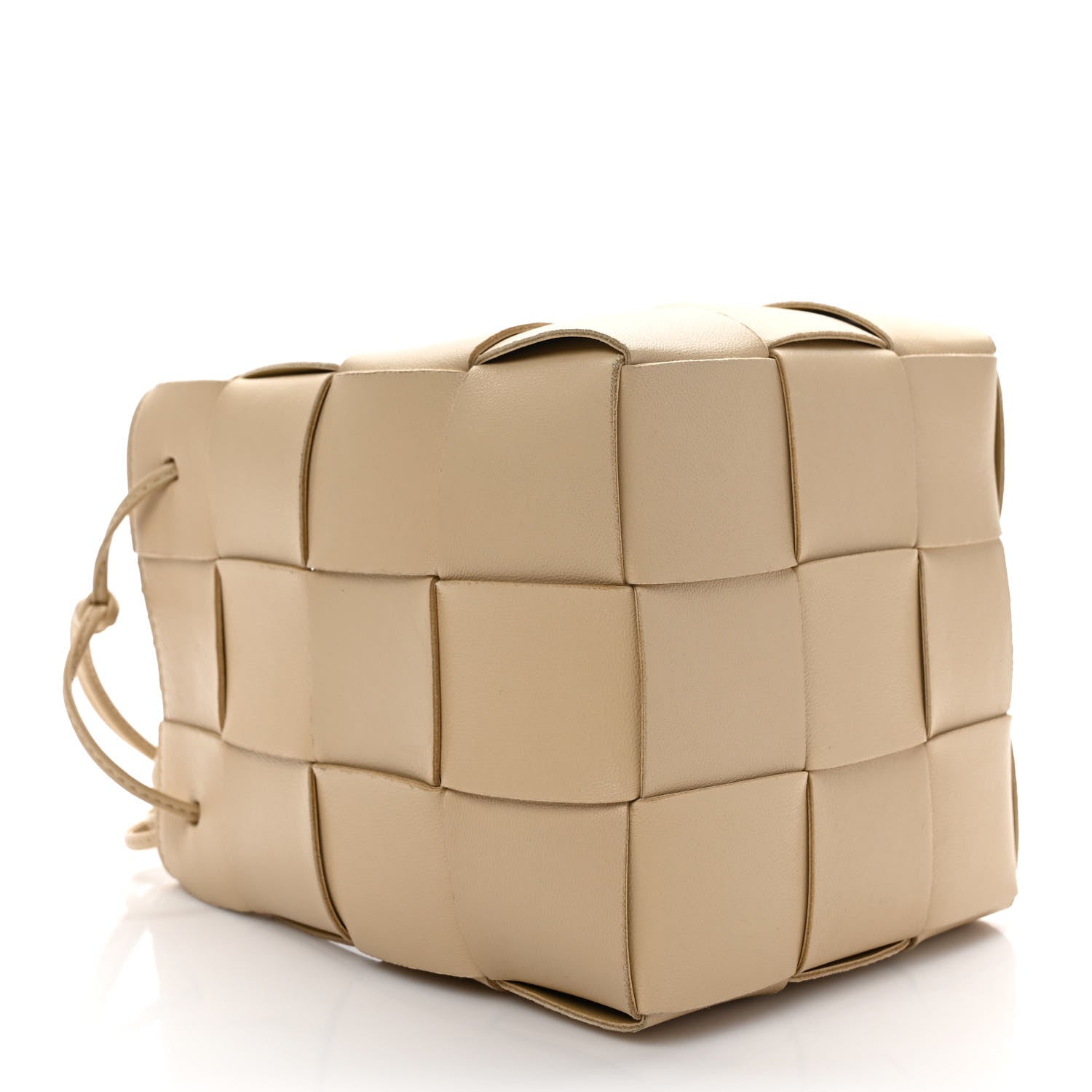 Bottega Veneta Nappa Maxi Intrecciato Cassette Bucket Bag Almond Almond 4 of 8