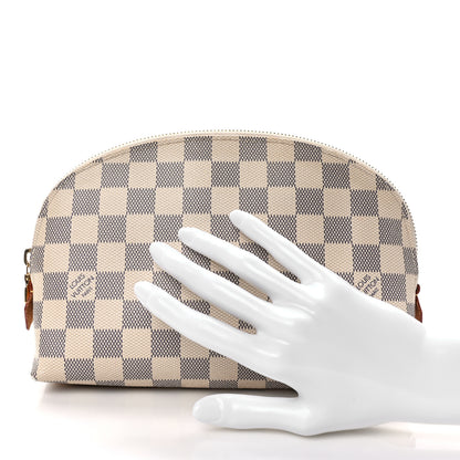 Louis Vuitton LOUIS VUITTON Damier Azur Cosmetic Pouch GM 2 of 9