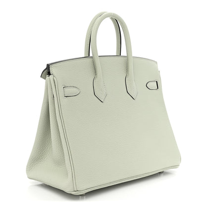 Hermes Togo Birkin 25 Gris Neve 3 of 9