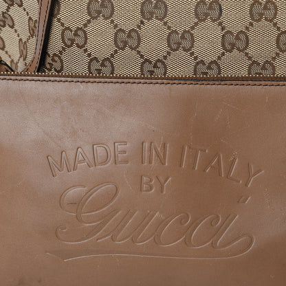 Gucci Monogram Medium Craft Tote Brown 14 of 22