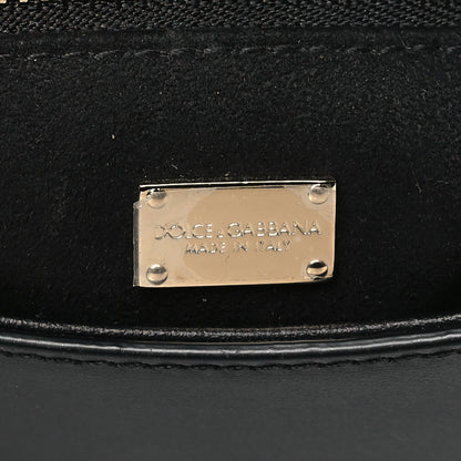 Dolce & Gabbana Calfskin DG Logo Top Handle Tote Black 5 of 7