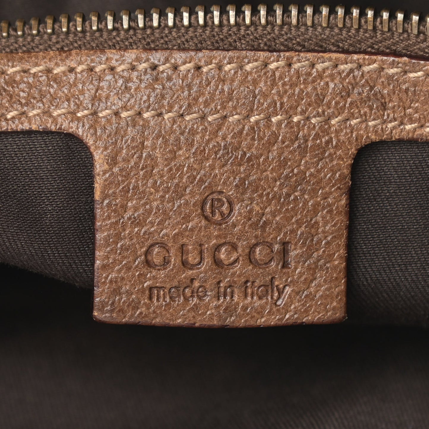 Monogram Web Studded Pelham Shoulder Bag Dark Brown