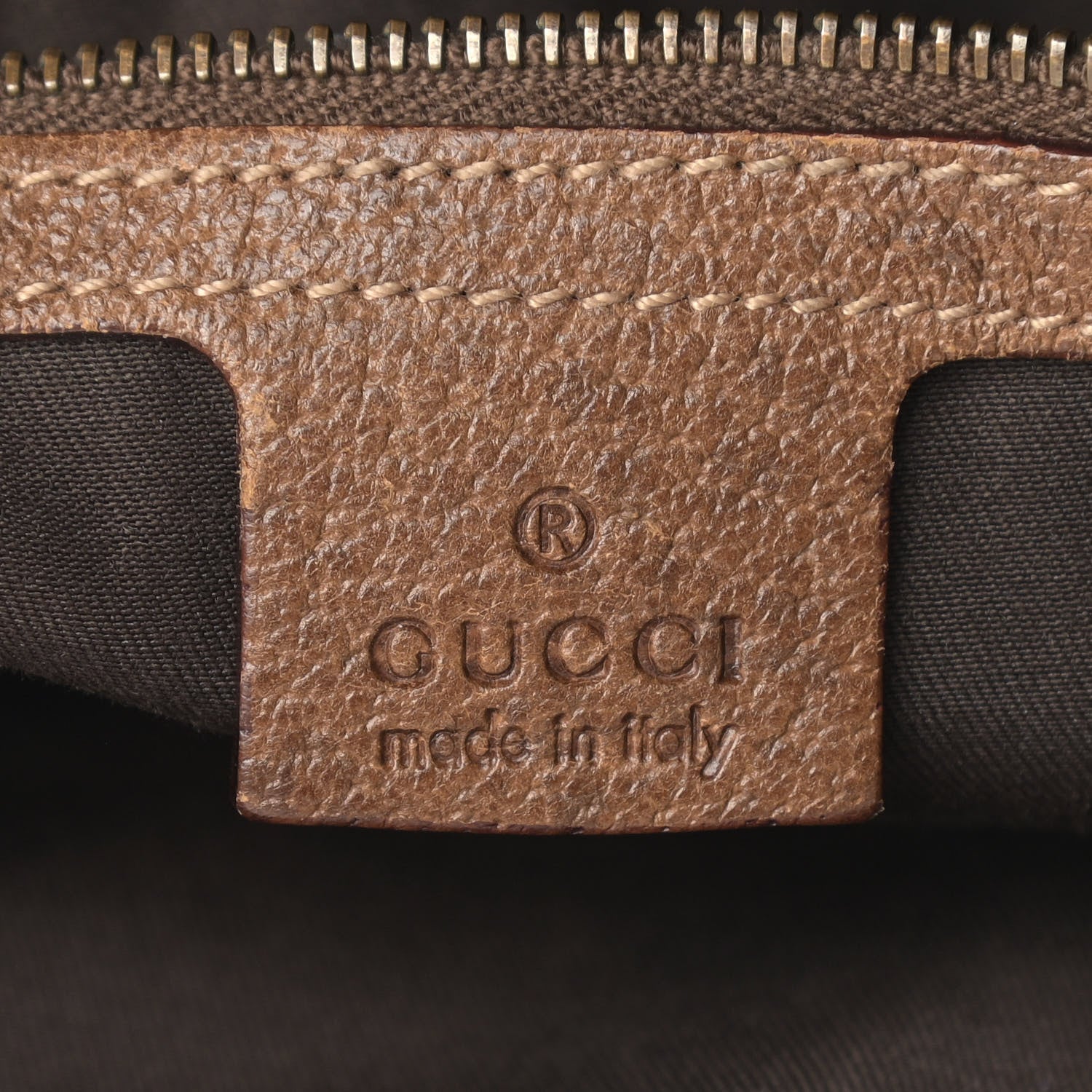 Gucci Monogram Web Studded Pelham Shoulder Bag Dark Brown 5 of 13