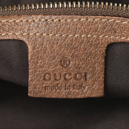 Gucci Monogram Web Studded Pelham Shoulder Bag Dark Brown 5 of 13