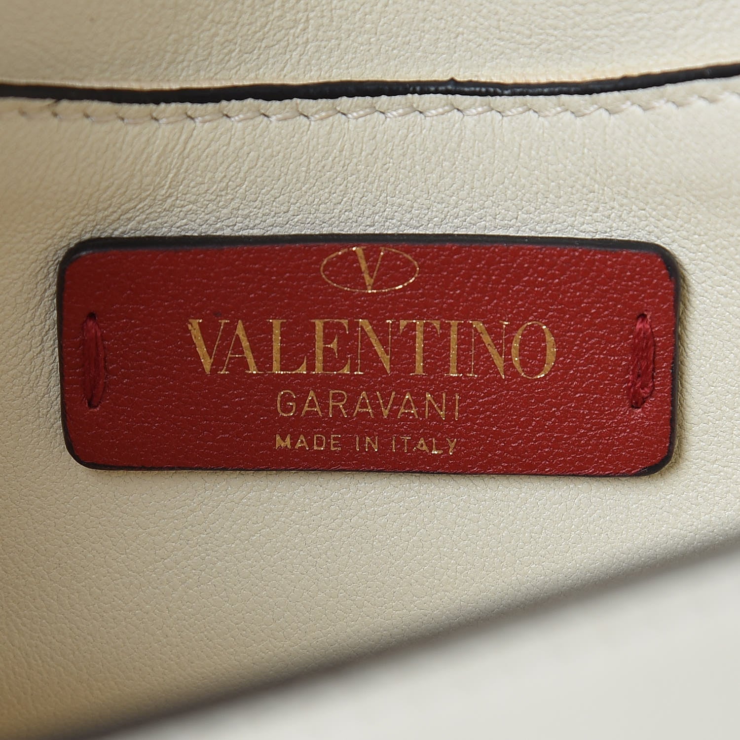 Valentino Garavani Calfskin Mini Rockstud Crossbody Bag Ivory 9 of 9
