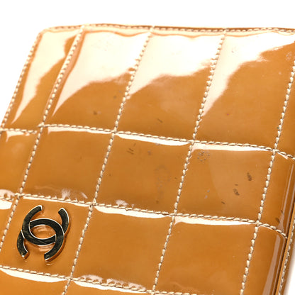 Chanel Patent Quilted Chocolate Bar Beige 10 of 10