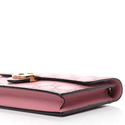 Gucci Guccissima Icon Chain Wallet Carmine Rose 10 of 11