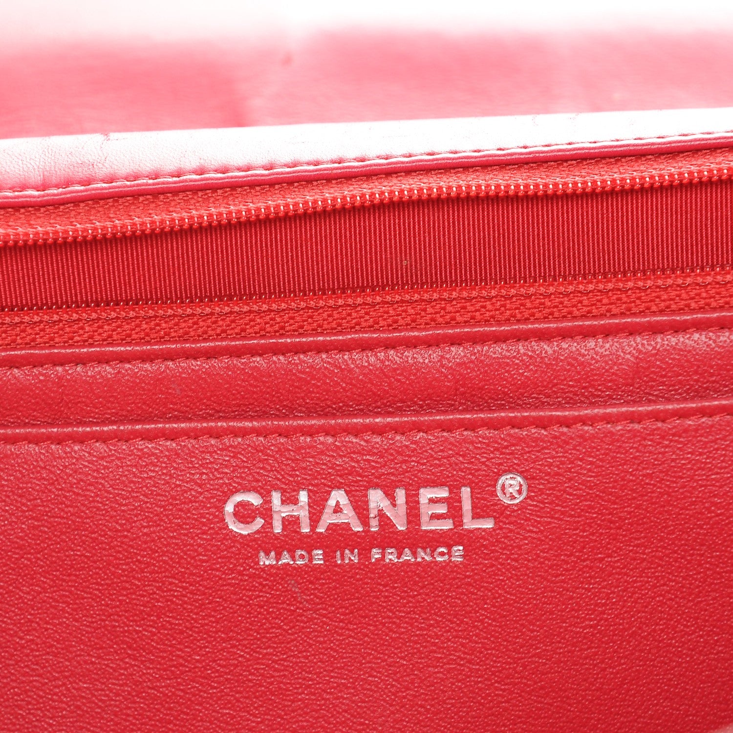 Chanel Lambskin Quilted Maxi Single Flap Fuchsia 7 of 9