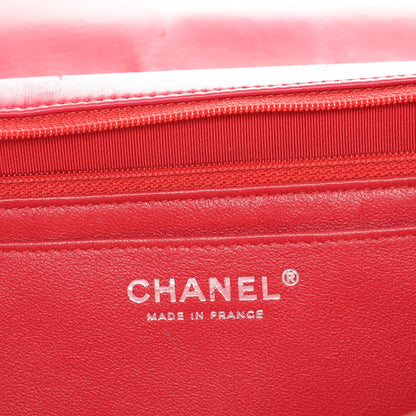 Chanel Lambskin Quilted Maxi Single Flap Fuchsia 7 of 9