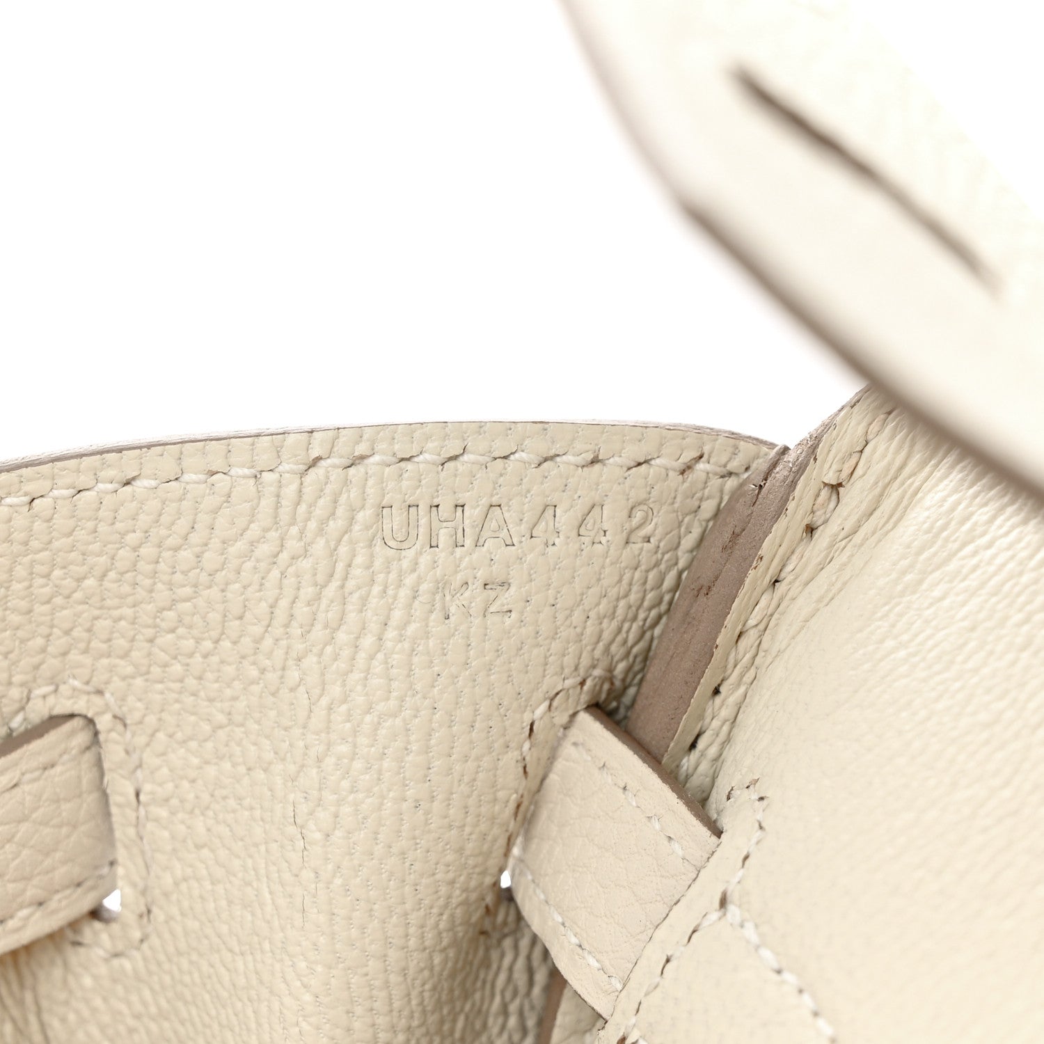 Hermes Togo Birkin 25 Craie 7 of 11