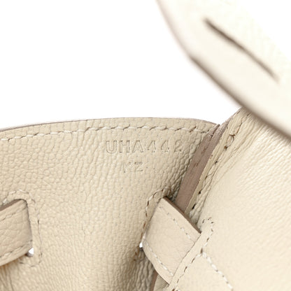 Hermes Togo Birkin 25 Craie 7 of 11
