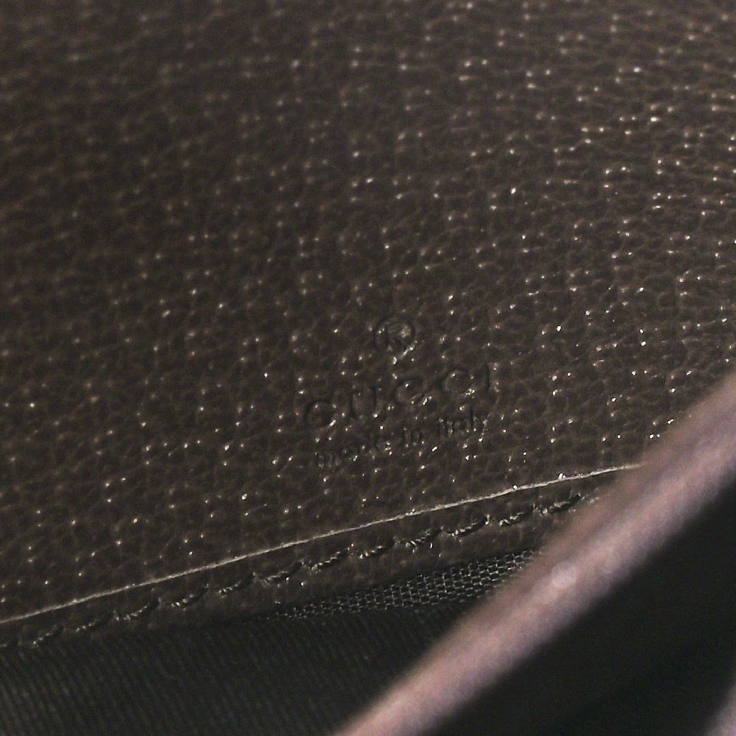 GG Supreme Monogram Web Ophidia Continental Wallet Brown