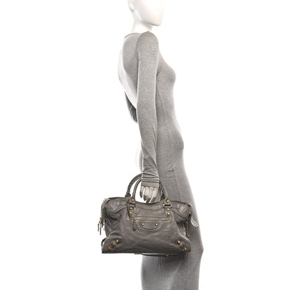 Balenciaga Agneau Giant 12 Gold Hardware City Gris Pyrite 2 of 11