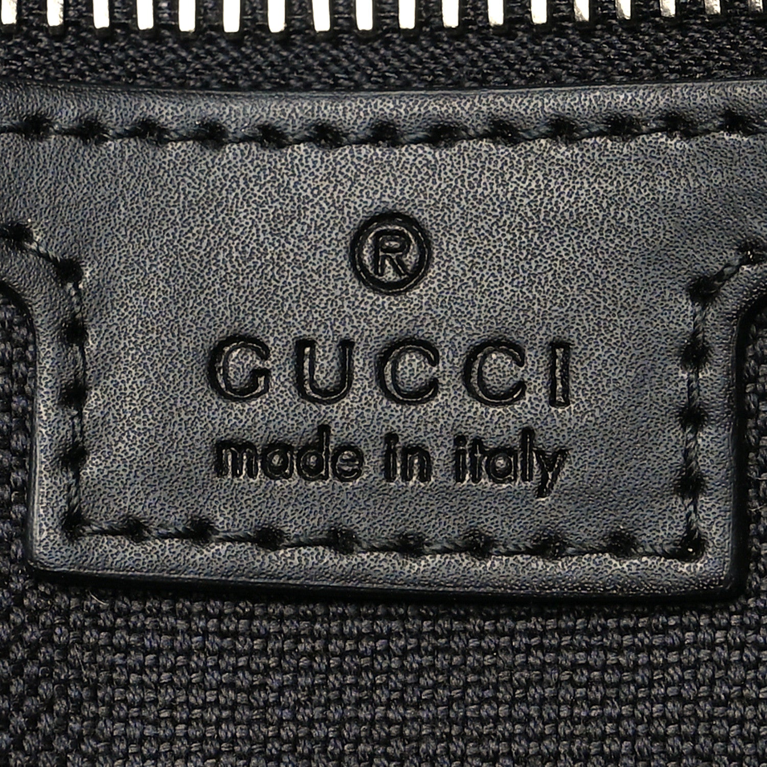 Gucci GG Supreme Monogram Appia Calfskin Web Briefcase Black 6 of 11