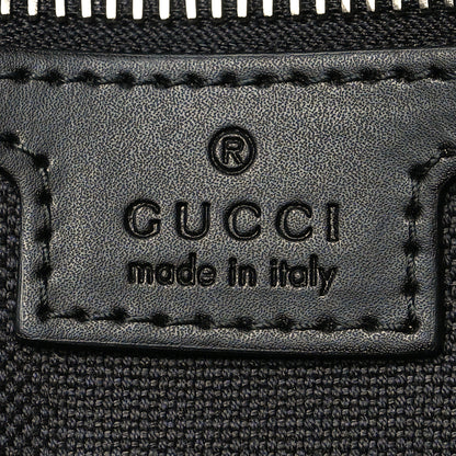Gucci GG Supreme Monogram Appia Calfskin Web Briefcase Black 6 of 11