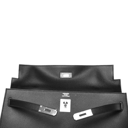 Hermes Epsom Kelly Sellier 35 Black 15 of 37