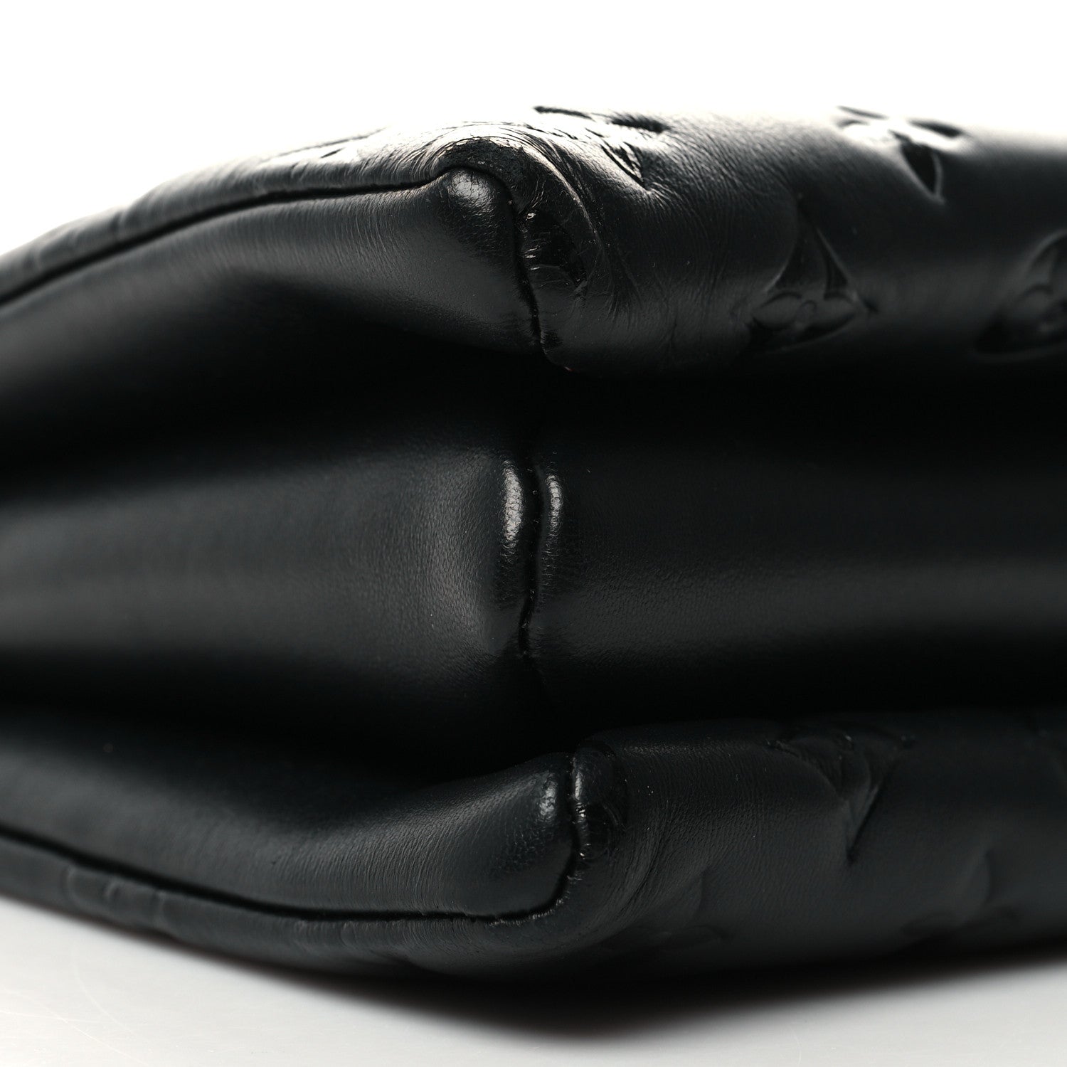 Louis Vuitton Lambskin Embossed Monogram Coussin PM Black 10 of 12
