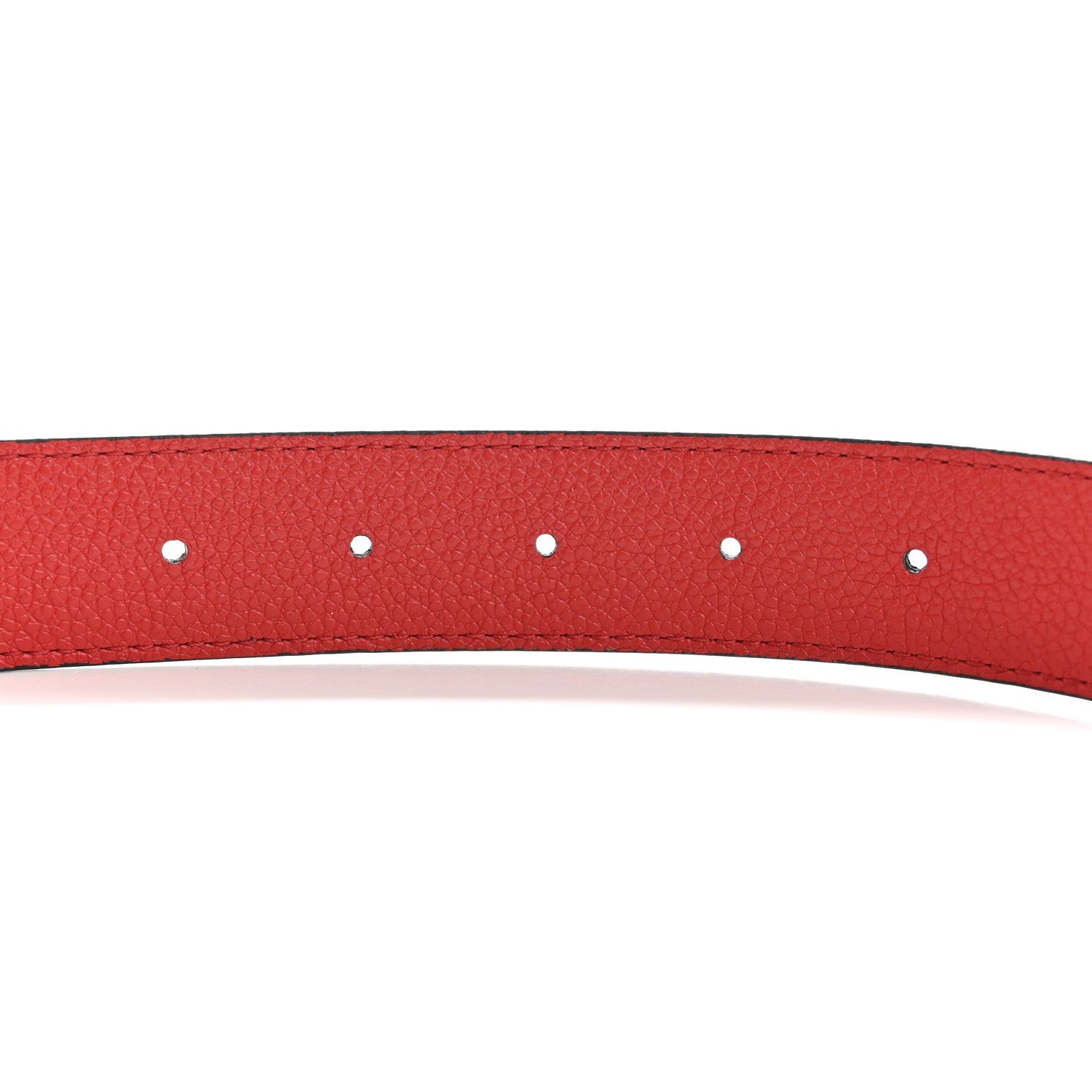 Louis Vuitton Calfskin Monogram 30mm LV Initiales Reversible Belt 75 30 Coquelicot 4 of 7