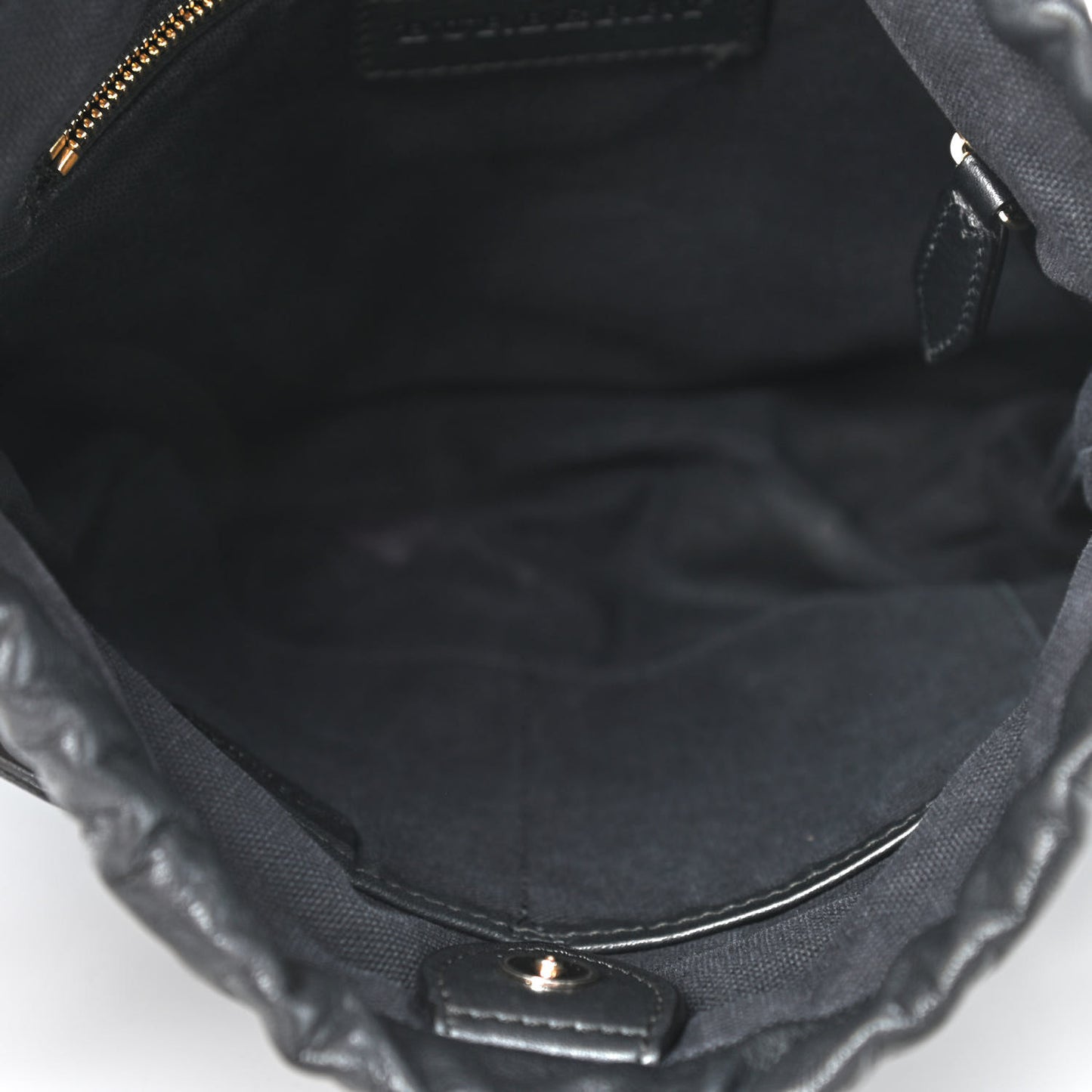 Calfskin House Check Little Crush Black