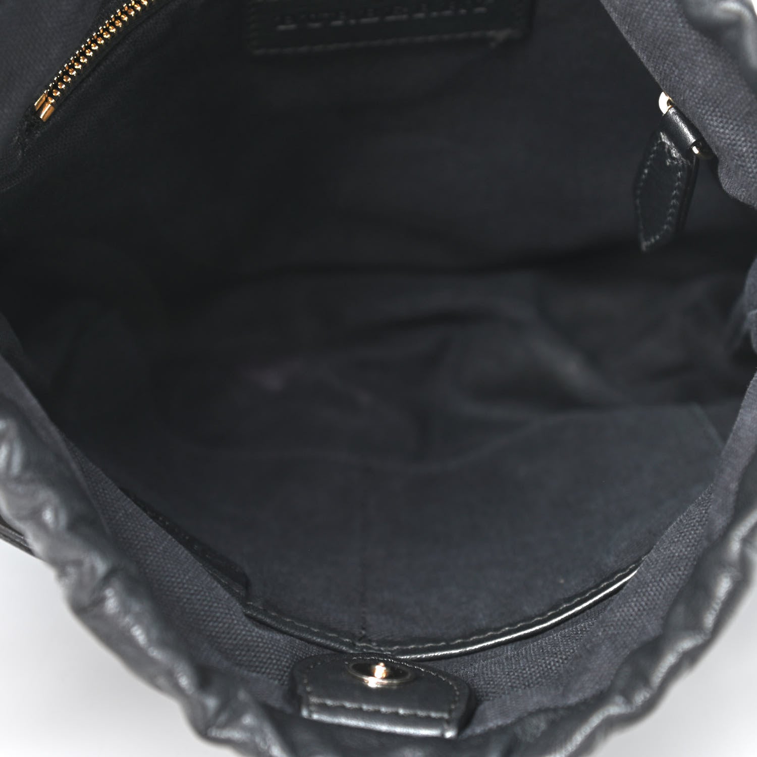 Burberry Calfskin House Check Little Crush Black 5 of 10