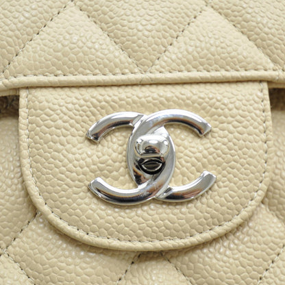 Chanel Caviar Jumbo Double Flap Beige Clair 8 of 10