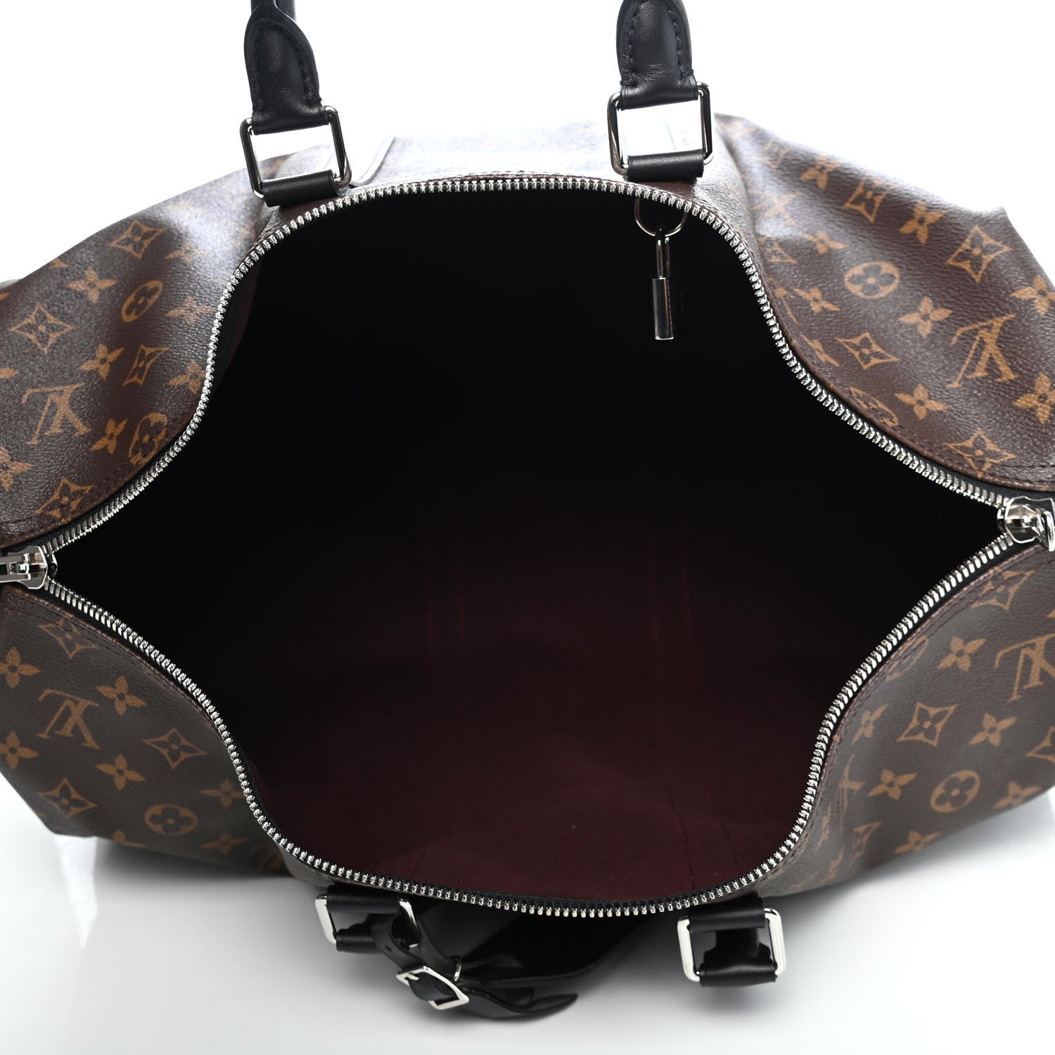 Louis Vuitton Monogram Macassar Keepall Bandouliere 45 4 of 4