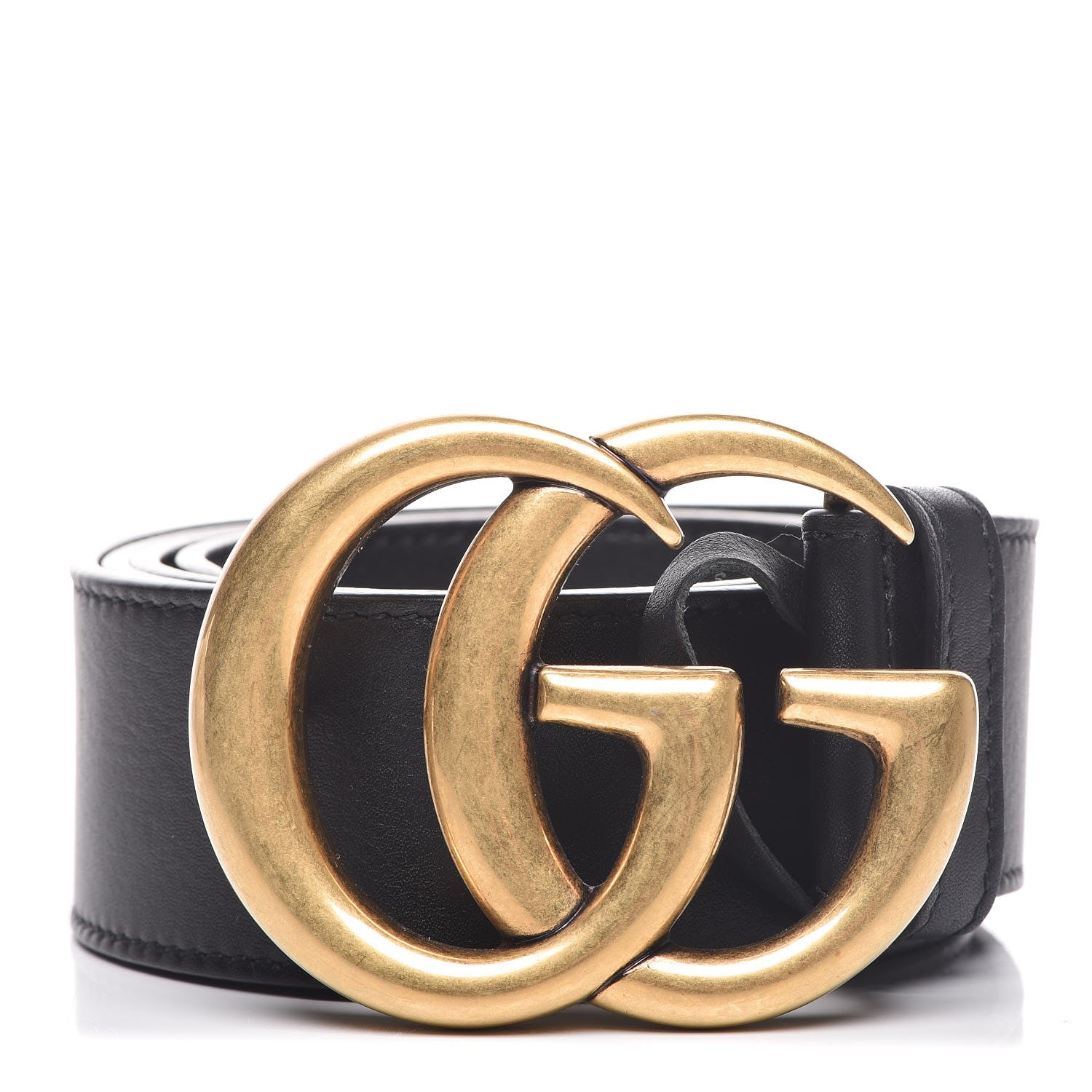 Gucci Calfskin Double G 40mm Belt 90 36 Black 1 of 7