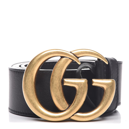 Gucci Calfskin Double G 40mm Belt 90 36 Black 1 of 7