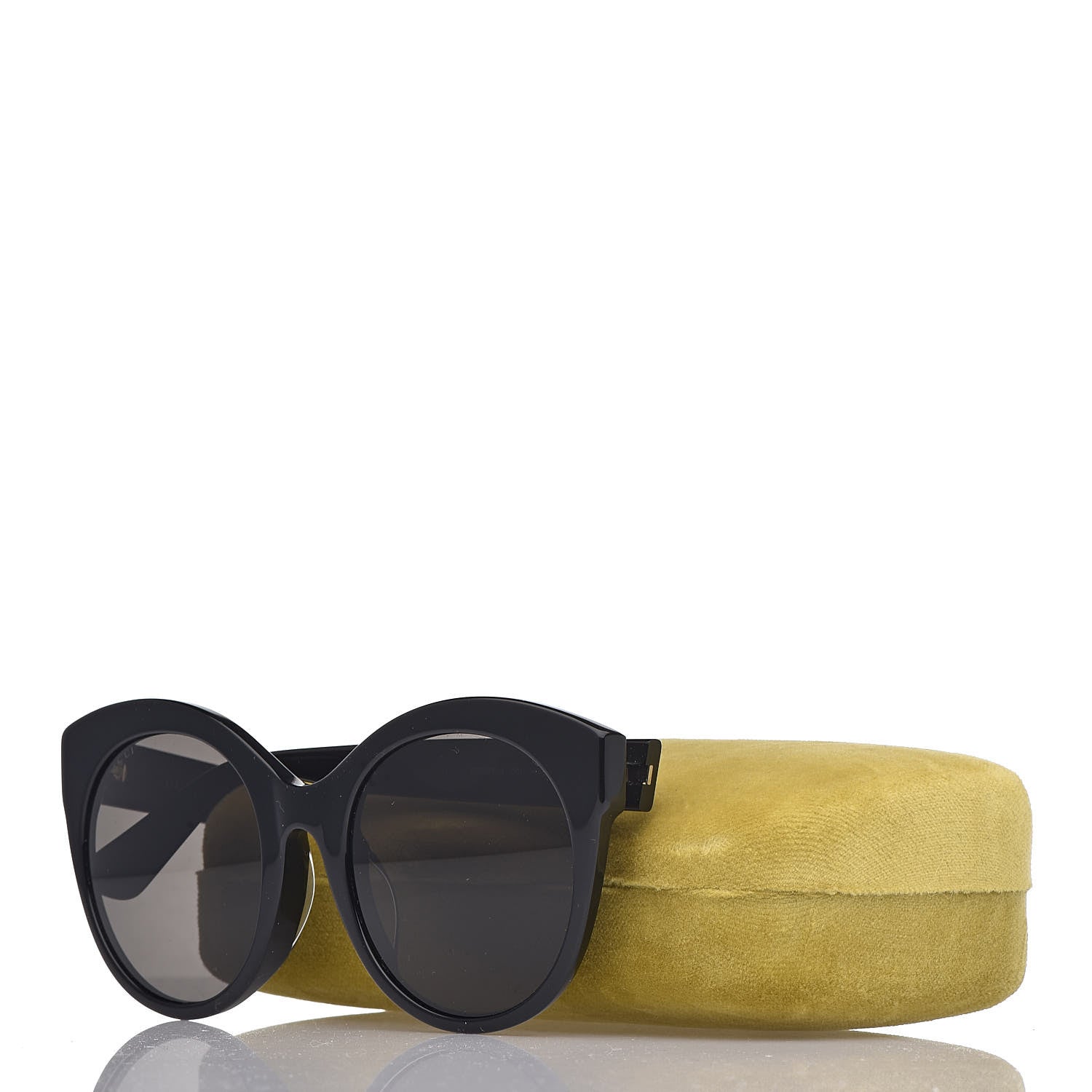 Gucci Round GG Sunglasses GG0028SA Black 18 of 18