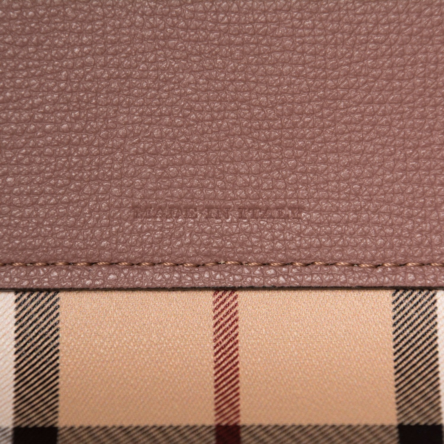 Burberry Grainy Calfskin Medium Lavenby Reversible Tote Mauve 8 of 12