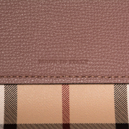Burberry Grainy Calfskin Medium Lavenby Reversible Tote Mauve 8 of 12
