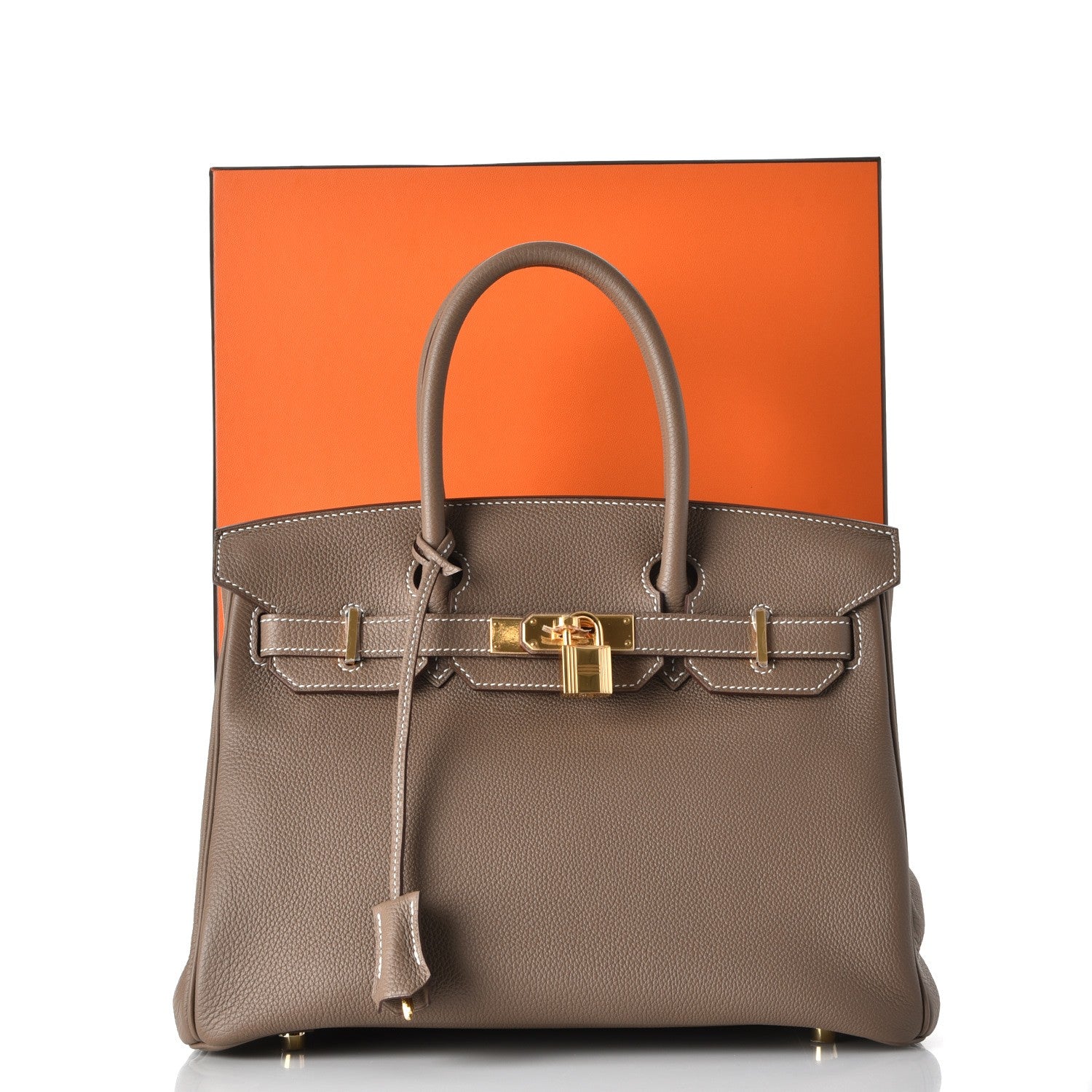 Hermes Togo Birkin 30 Etoupe 38 of 38