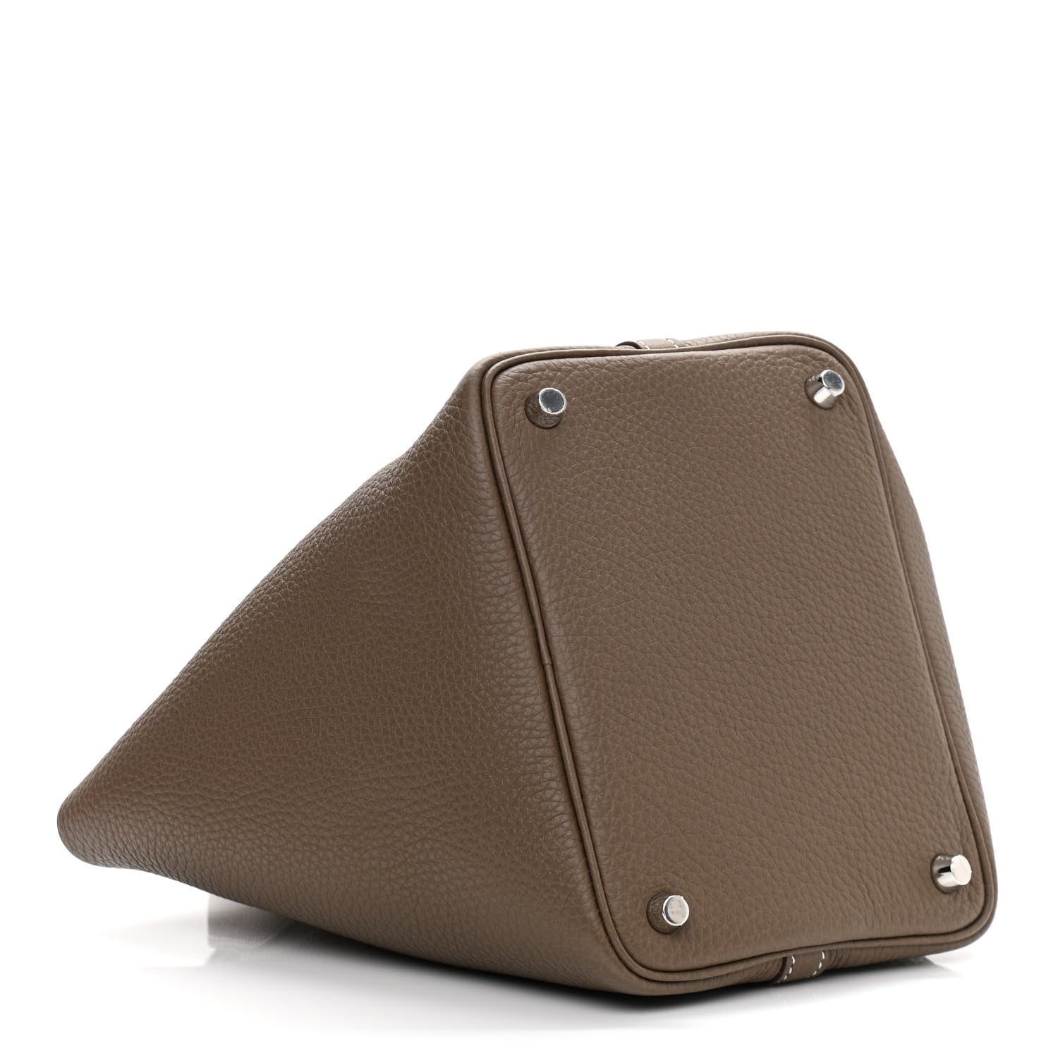 Hermes Taurillon Clemence Picotin Lock 18 PM Etoupe 4 of 11