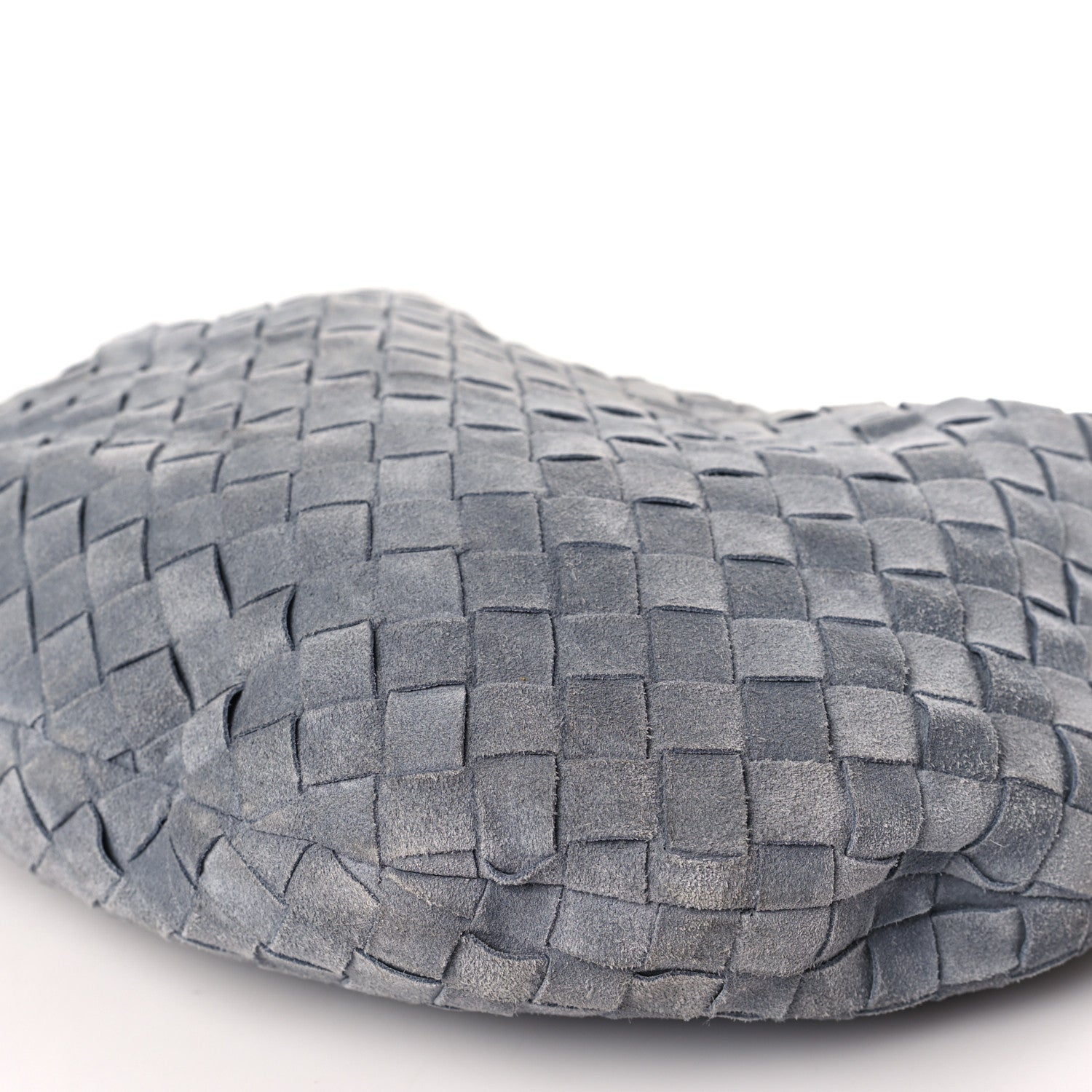 Bottega Veneta Suede Calfskin Intrecciato Teen Jodie Hobo Thunder 9 of 9