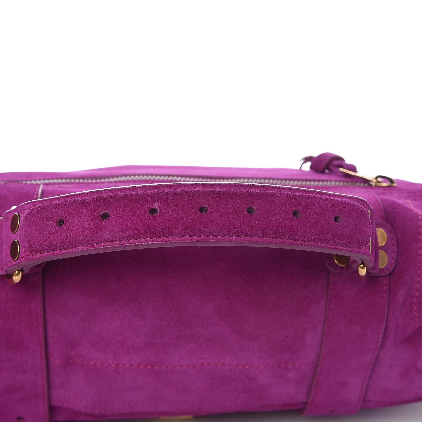 Suede Medium PS1 Satchel Grape