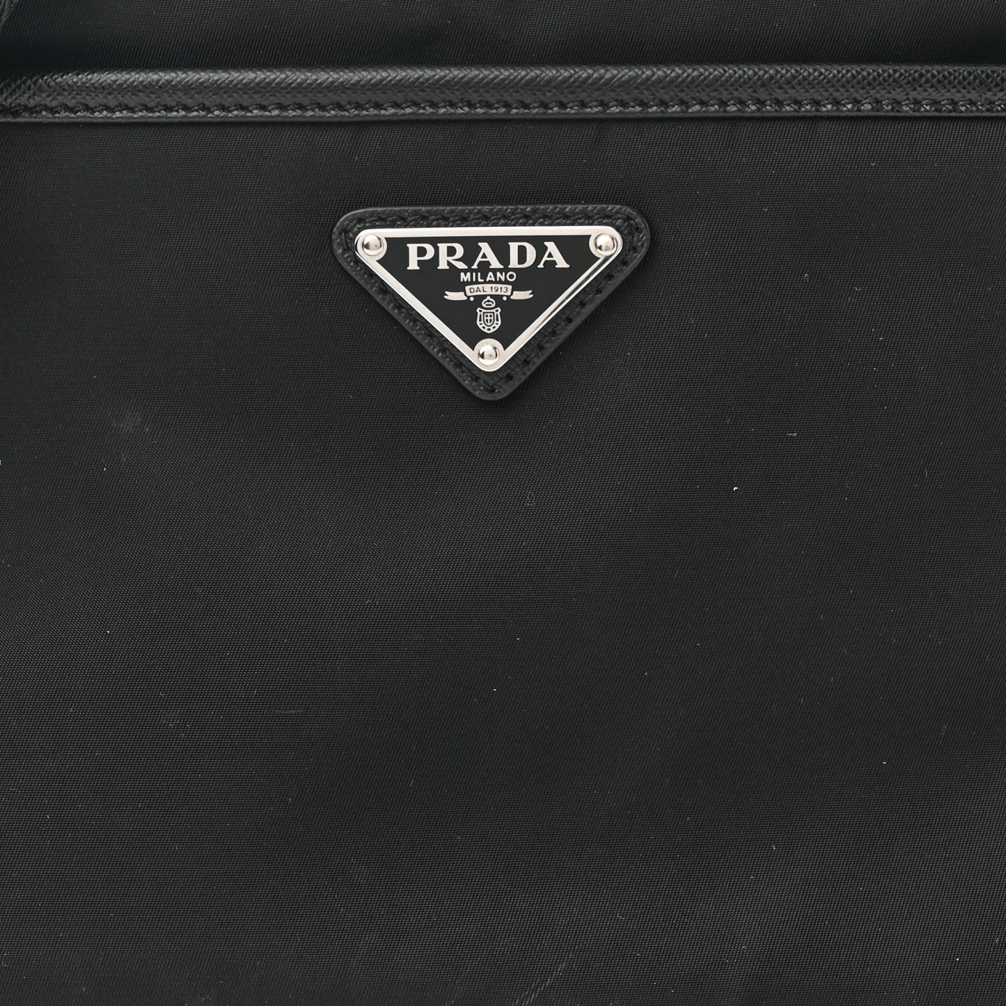 Tessuto Nylon Saffiano Crossbody Black