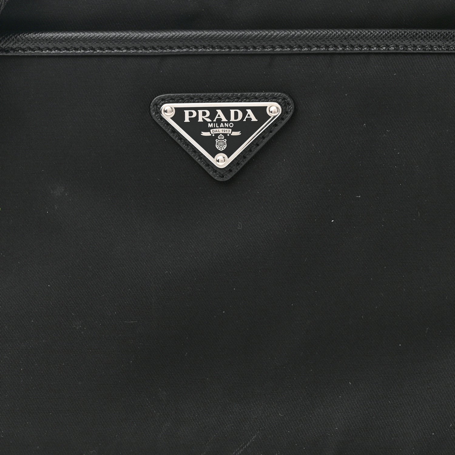 Prada Tessuto Nylon Saffiano Crossbody Black 9 of 11