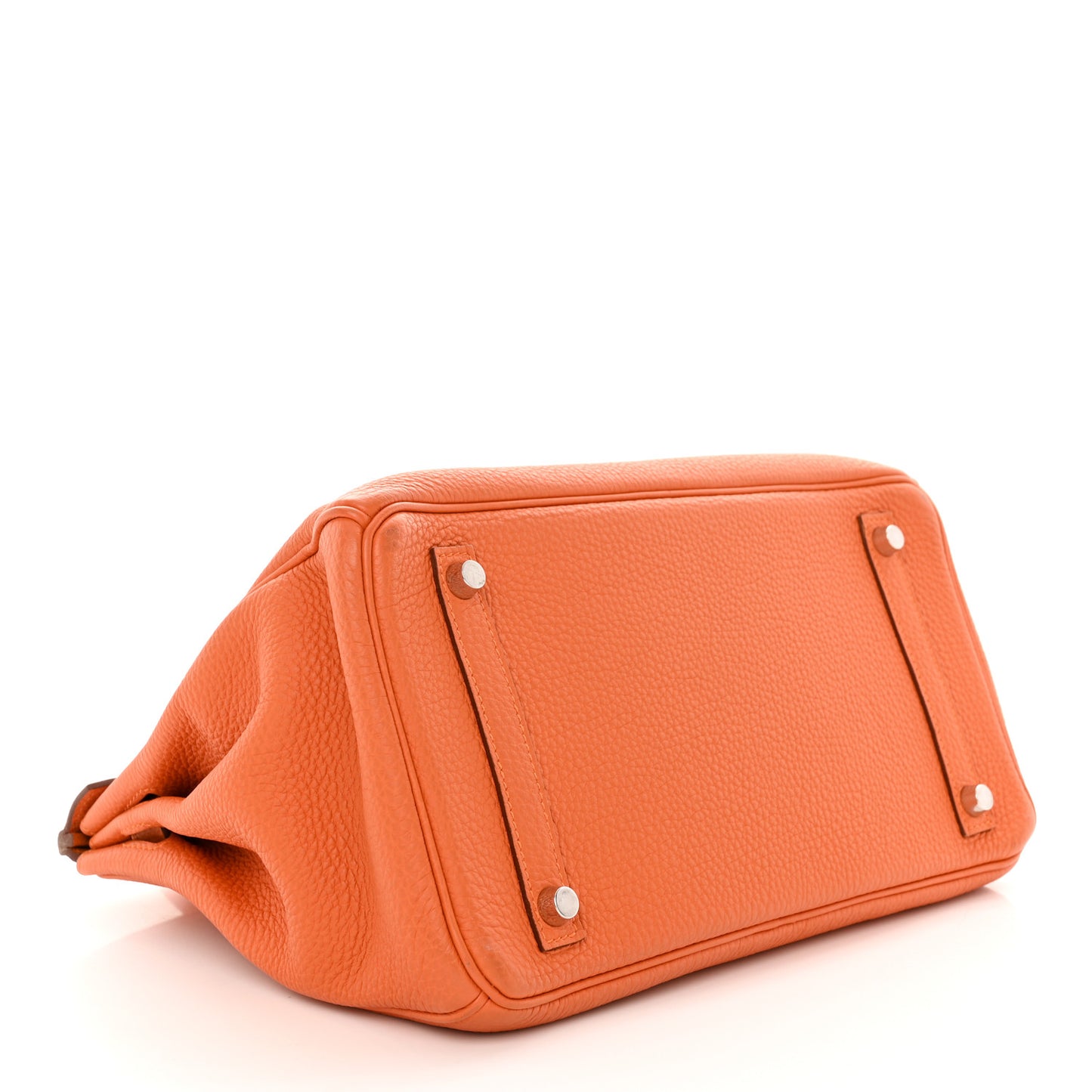Taurillon Clemence Birkin 30 Orange
