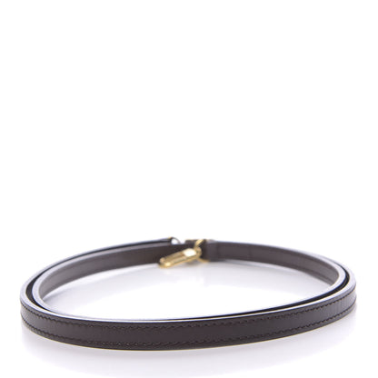 Louis Vuitton Calfskin 12mm Adjustable Shoulder Strap Brown 2 of 3