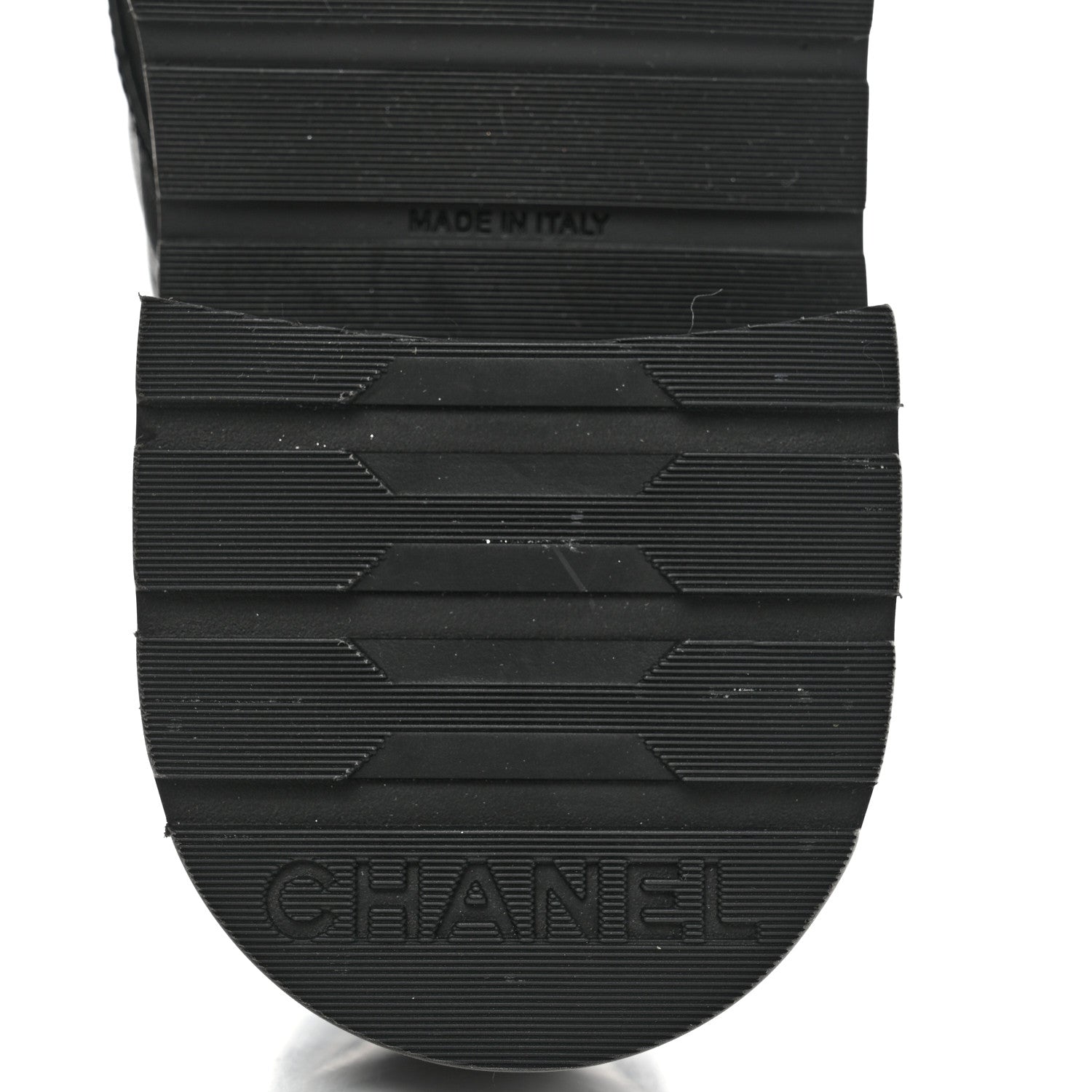 Chanel Shiny Calfskin Quilted Lace Up Combat Boots 36 Black 8 of 9