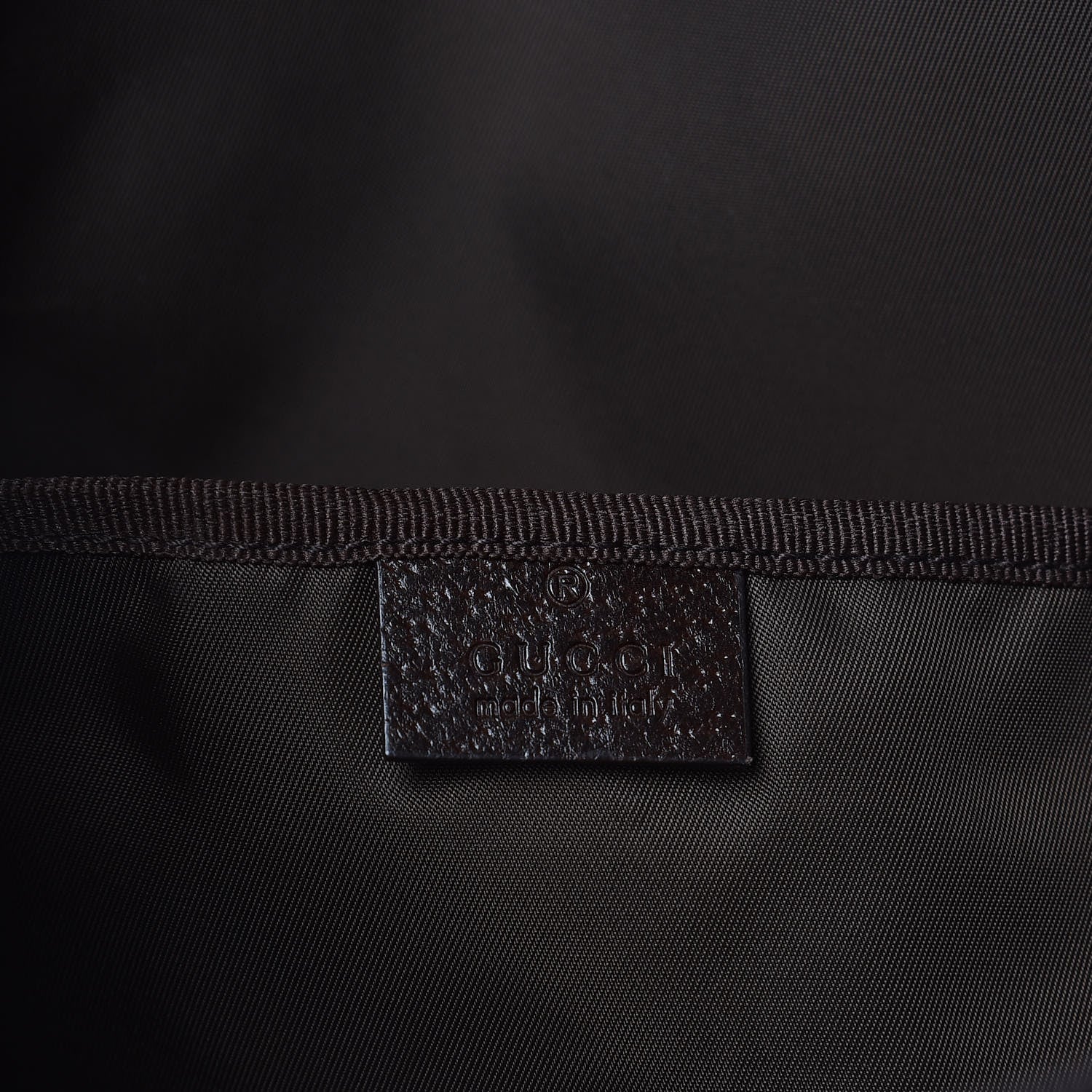 Gucci Monogram Natural Pigskin Large Diaper Bag Beige Ebony Cocoa Dark Chocolate 7 of 18