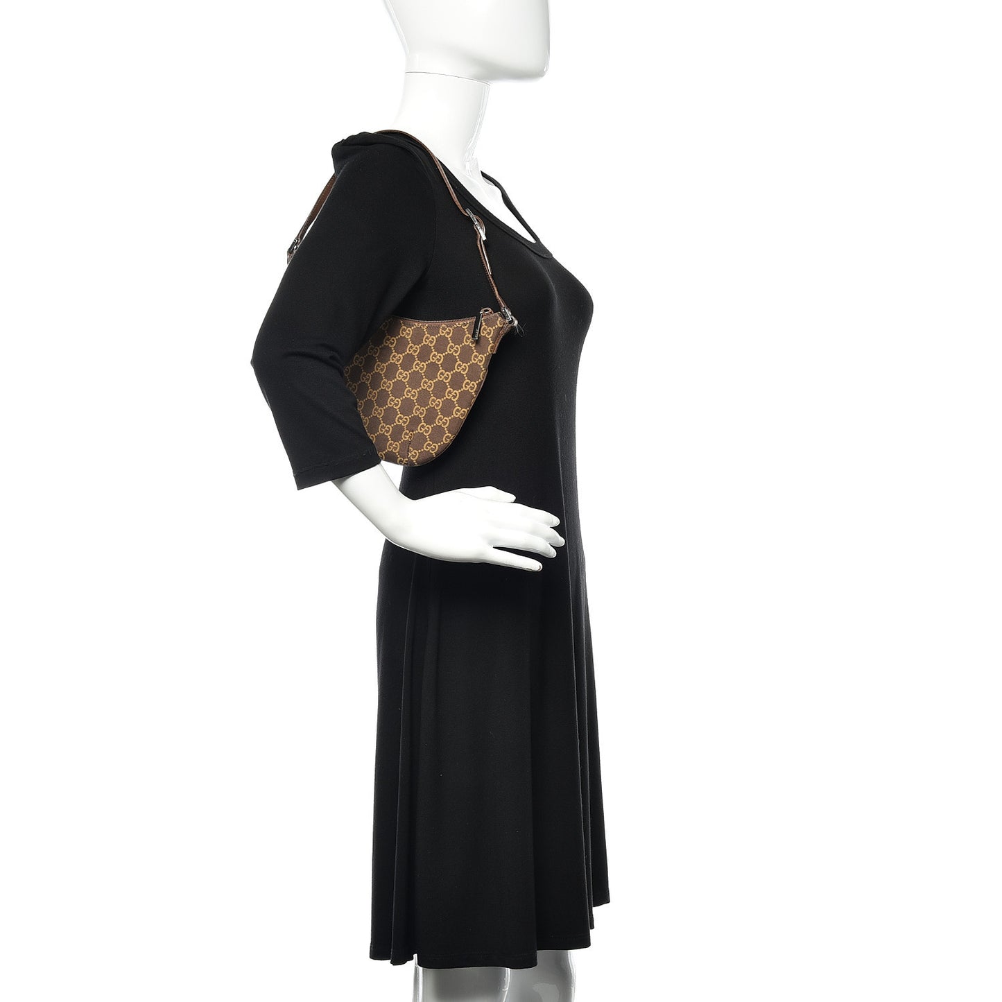 Monogram Shoulder Bag Dark Brown