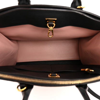 Louis Vuitton Calfskin City Steamer MM Magnolia Black 5 of 13