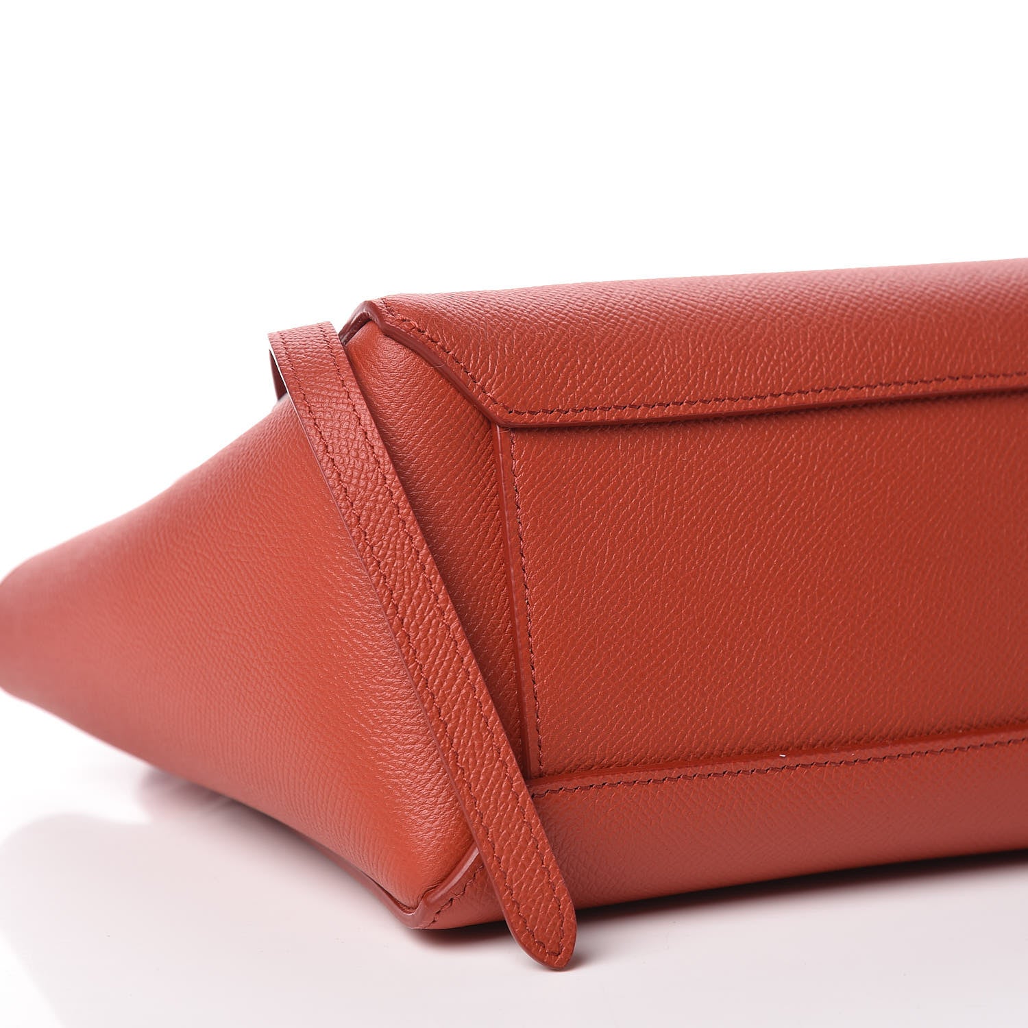 Celine Grained Calfskin Nano Belt Bag Terracotta 8 of 9